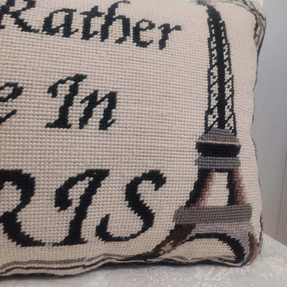 C&F Needlepoint Pillow - Picture 3 of 9